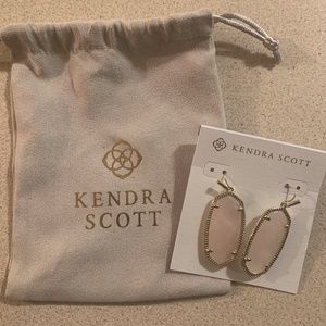 Kendra Scott Rose Gold Quartz Earrings